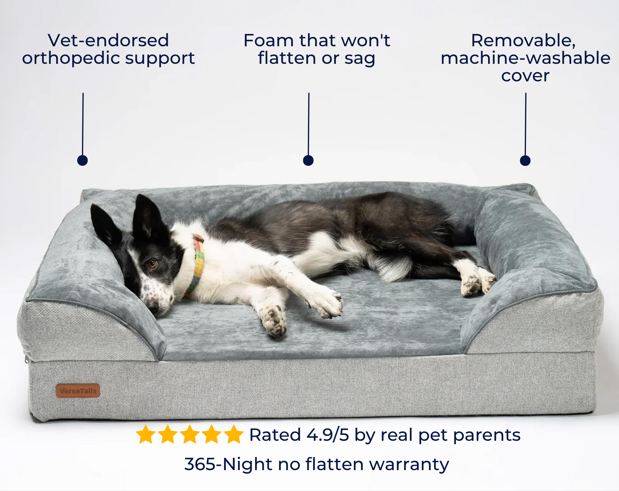 VersaTails™ Orthopedic Dog Bed