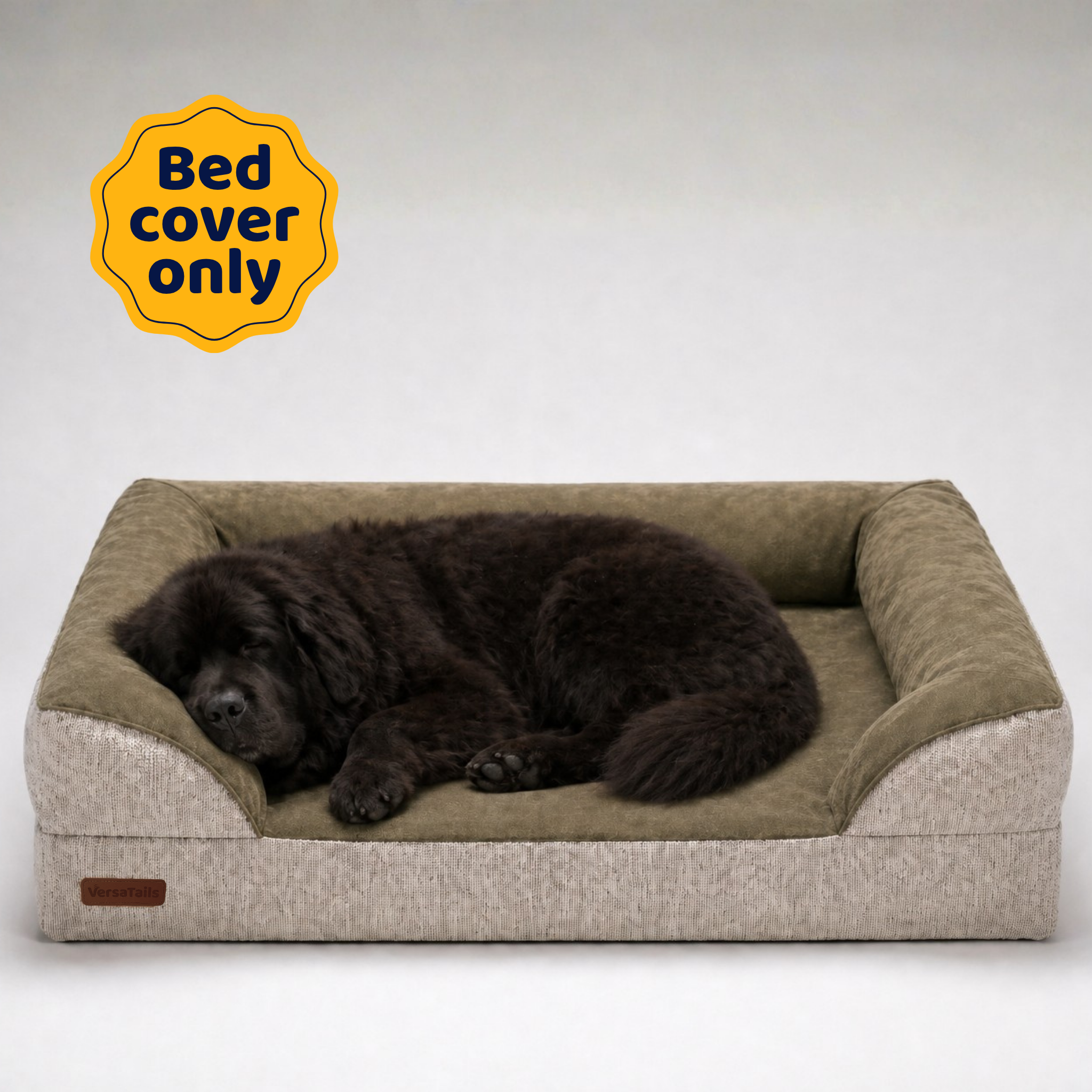 VersaTails® Dog Bed Cover – Replacement, Washable